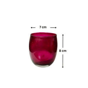 Wine Red Colored Glass