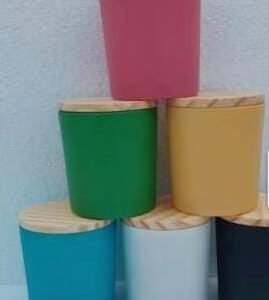 Frosted Glass With Lid